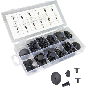ASSORTIMENTO DI 109 PZ. CLIP PER TAPPEZZATURA RENAULT DACIA
