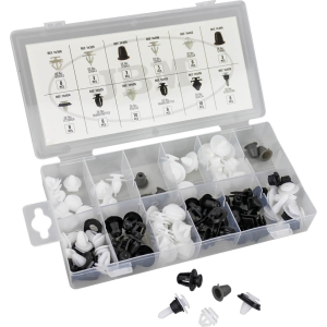 ASSORTIMENTO DI 80 PZ. CLIP PER MODANATURA PEUGEOT/CITROËN