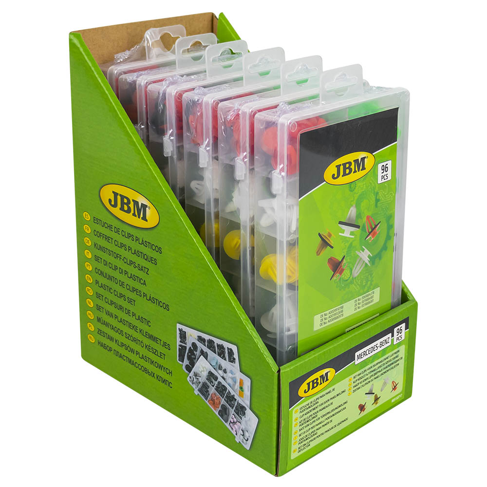 ASSORTIMENTO DI 96 PZ. CLIP PER PANNELLI PORTA/MODANATURA MERCEDES-BENZ - immagine 4