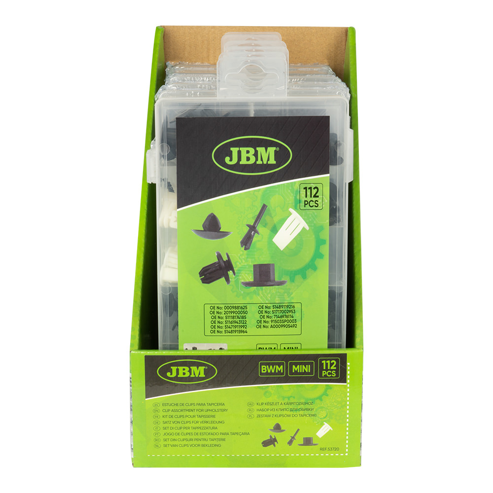 ASSORTIMENTO DI 112 PZ. CLIP PER TAPPEZZATURA BMW MINI - immagine 3