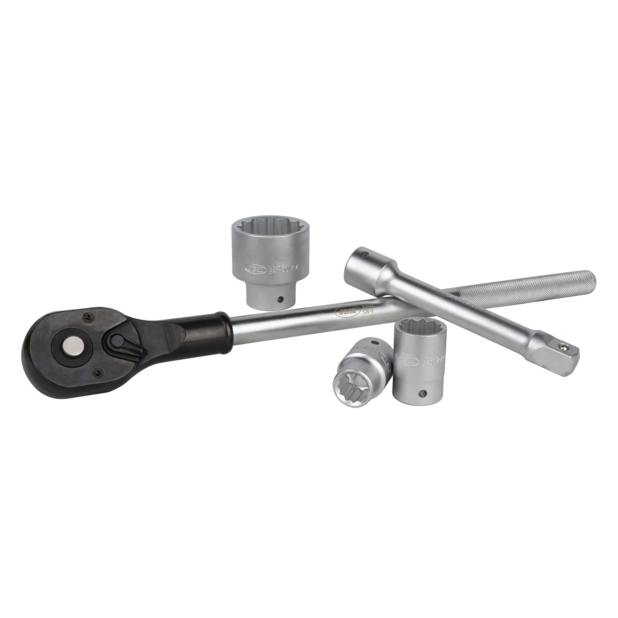 SET DI UTENSILI DA 21 PEZZI CON BUSSOLE A 12 PUNTE DA 3/4" – FINITURA ZINCATA - immagine 6