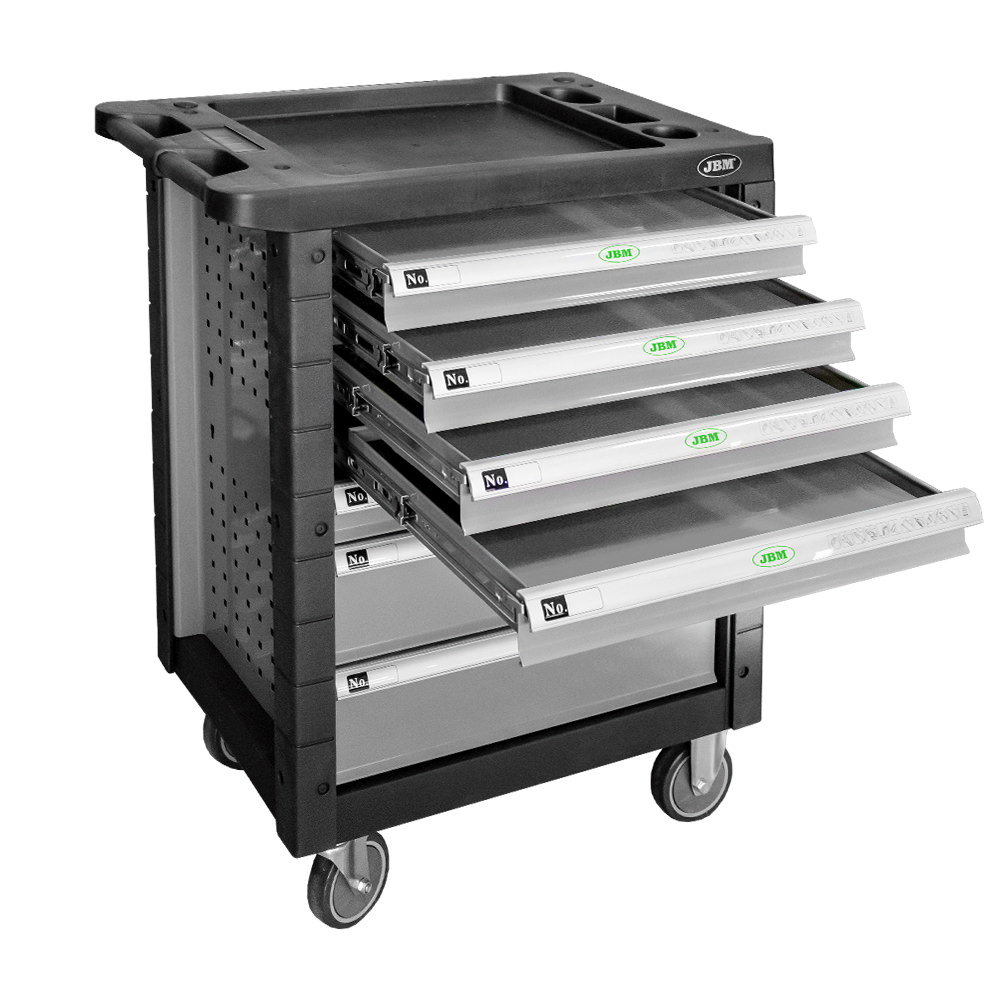 CARRELLO CON 7 CASSETTI GRIGIO - VUOTO