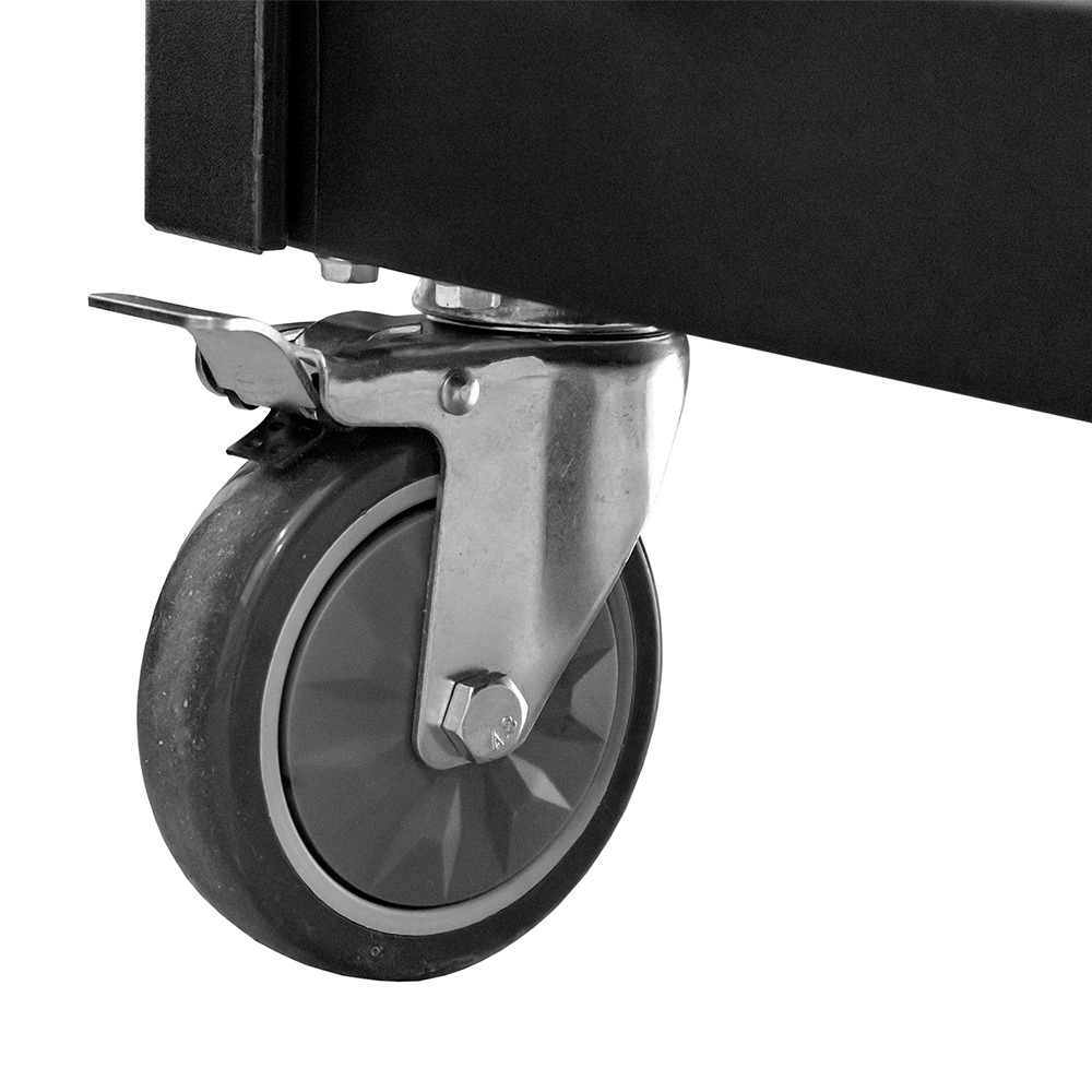 CARRELLO CON 7 CASSETTI GRIGIO - VUOTO - immagine 4