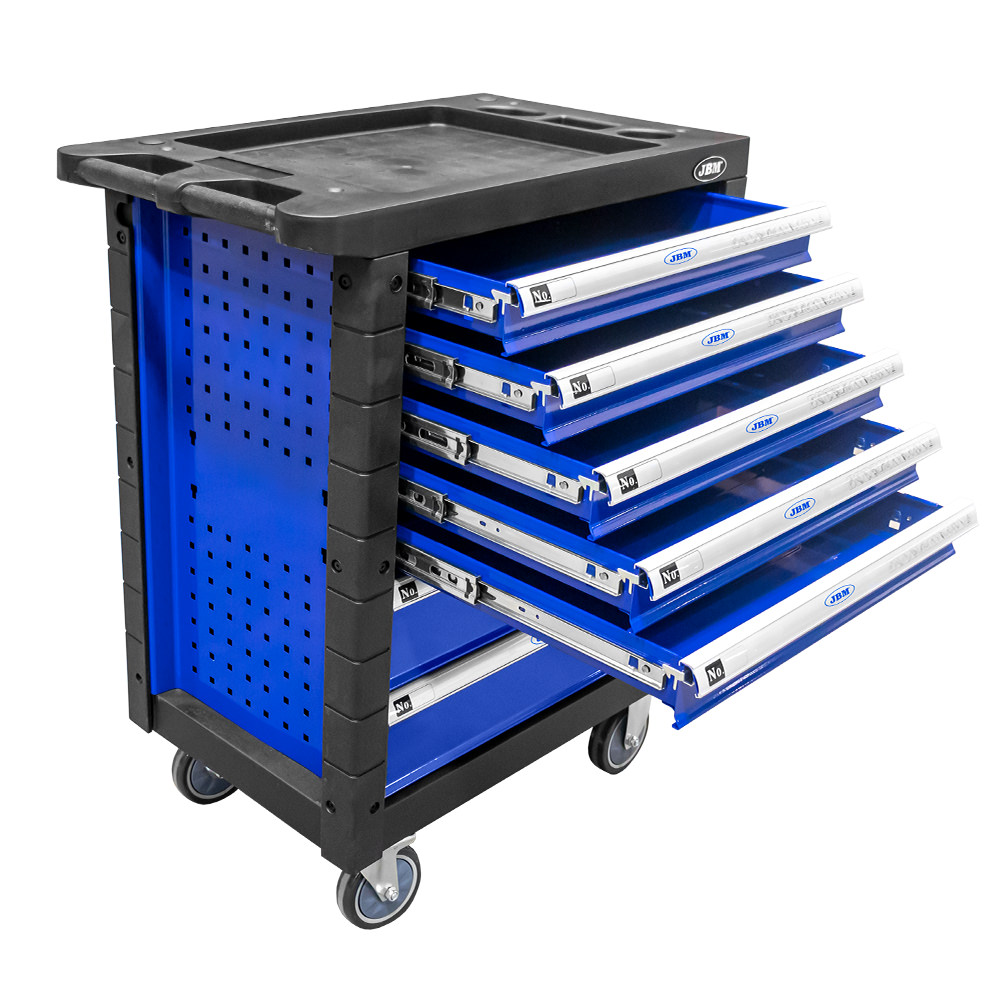 CARRELLO CON 7 CASSETTI BLU - VUOTO