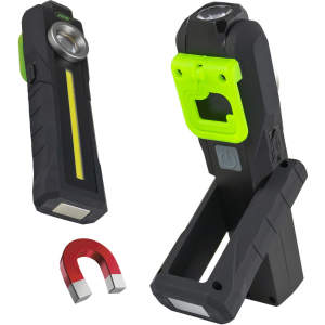MINI LAMPADA LED CON BASE ARTICOLATA MAGNETICA - 300LM