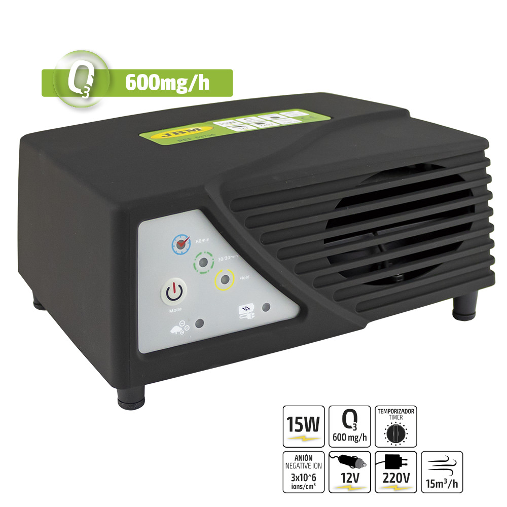 GENERATORE PORTATILE DI OZONO 600MG/H (12V/220V)