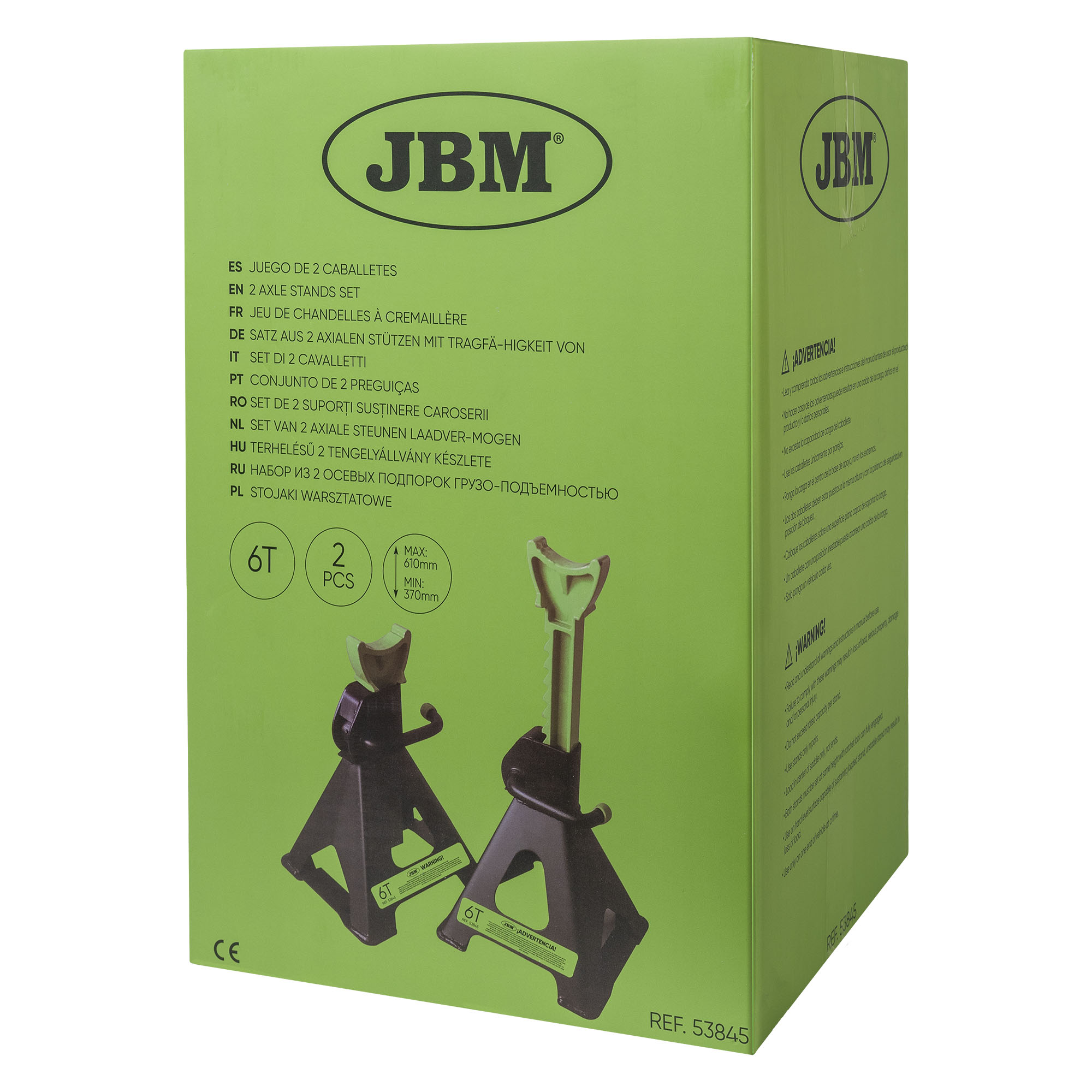 SET DI 2 CAVALLETTI DA 6 TONNELLATE - immagine 3