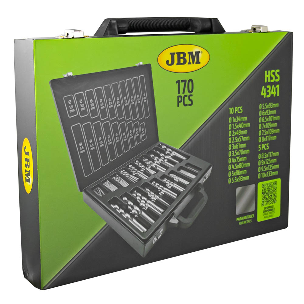 SET DI PUNTE AD ELICA HSS 4341, 1-10 MM - immagine 4