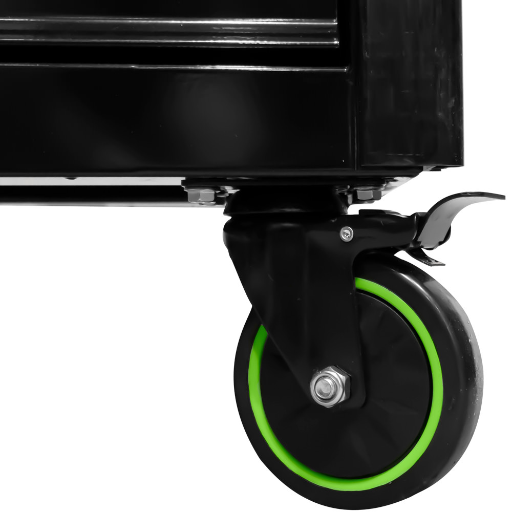 CARRELLO CON 12 CASSETTI VERDE - VUOTO - immagine 4