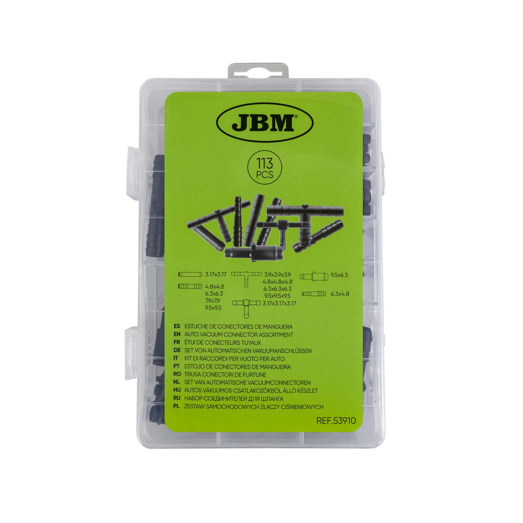 KIT DI 113 RACCORDI PER VUOTO PER AUTO - immagine 2