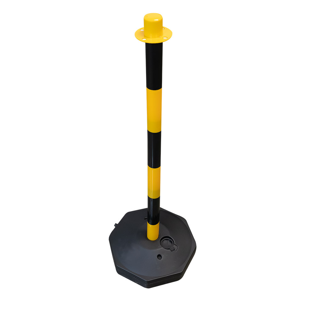 PALO IN PLASTICA PER CATENA - GIALLO / NERO