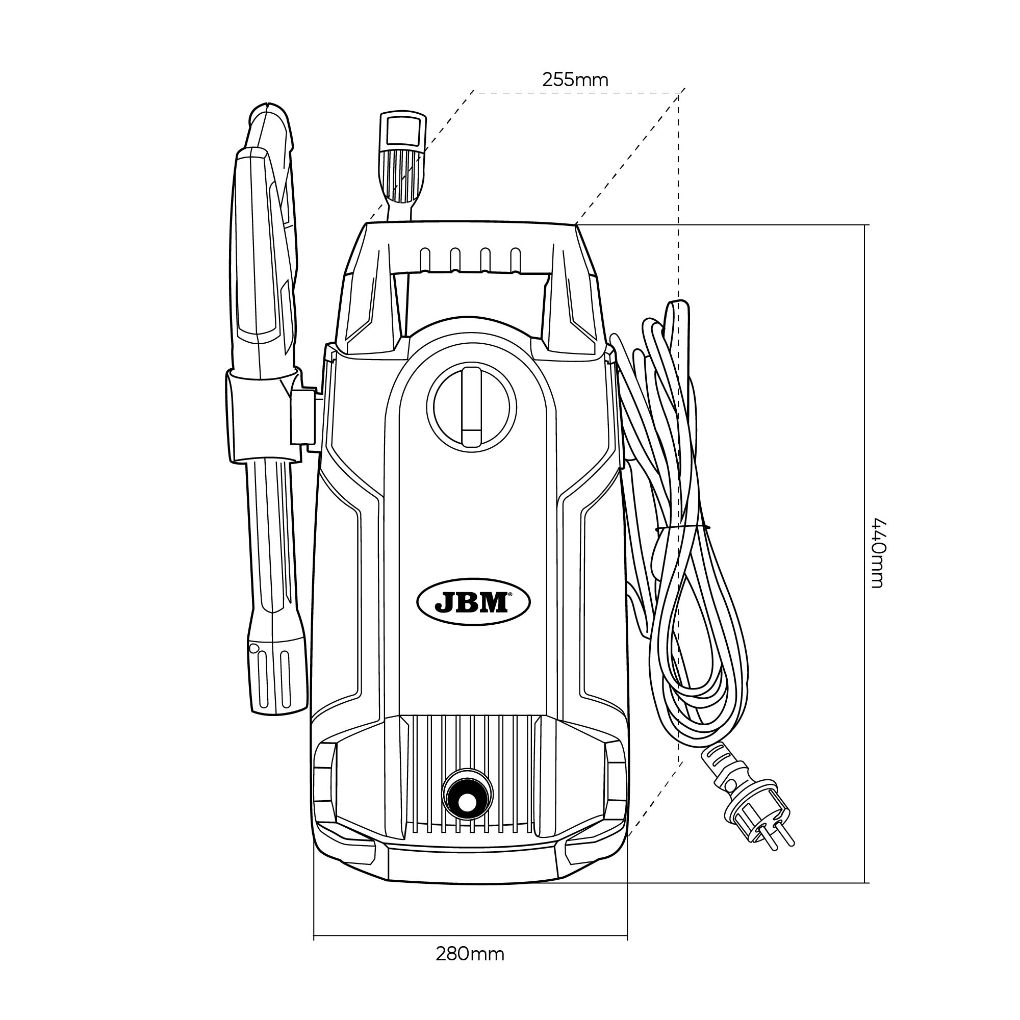 IDROPULITRICE AD ALTA PRESSIONE 1400W - immagine 5
