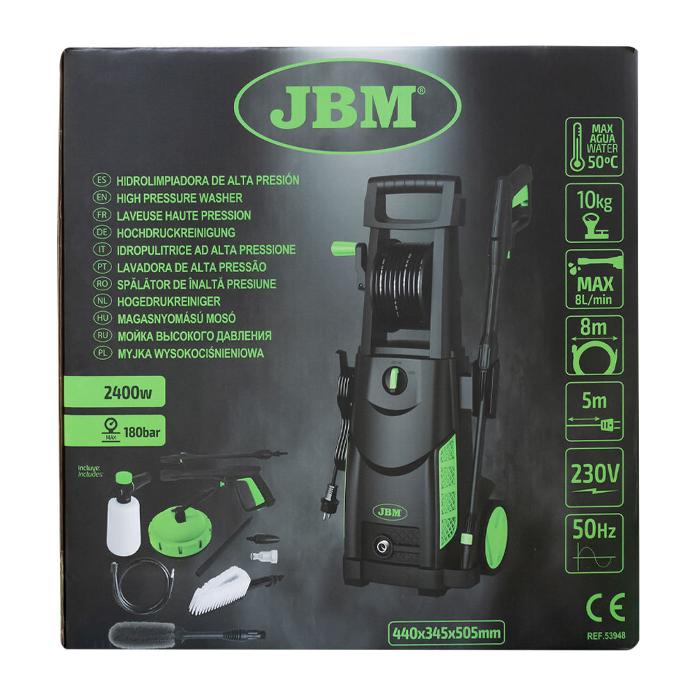 IDROPULITRICE AD ALTA PRESSIONE 2400W - immagine 4