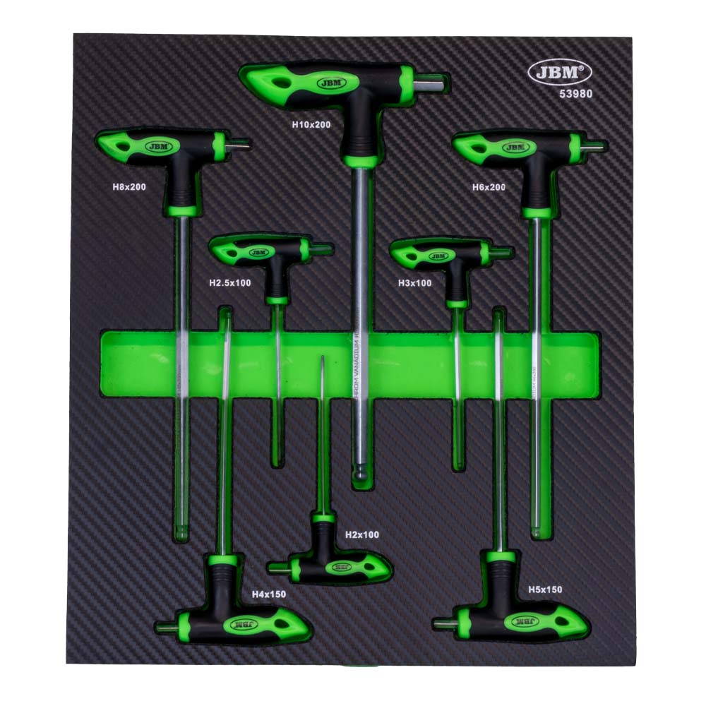 MODULO DI 8 CHIAVI ESAGONALI A FORMA DI “T”