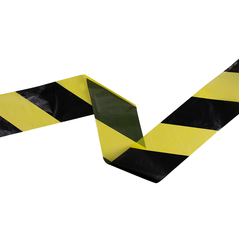 NASTRO SEGNALETICO GIALLO/NERO - 200M - immagine 2