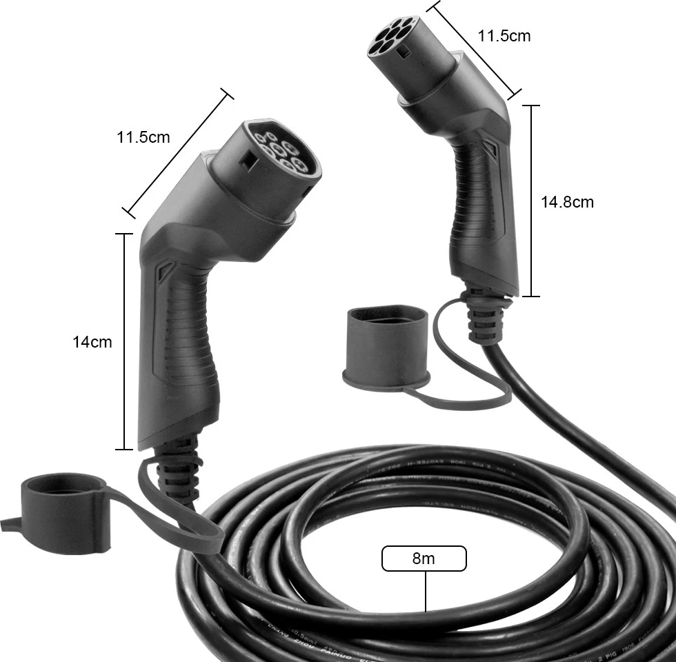 CAVO ELETTRICO DI RICARICA PER AUTO, 3.6KW, 16 A, DAL TIPO 2 AL TIPO 2 (SINGLE-PHASE) - immagine 5