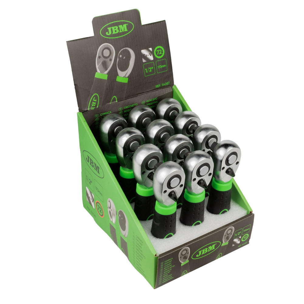CRICCHETTO COMPATTO 1/2" CON TESTA A 72 DENTI 173MM - immagine 5