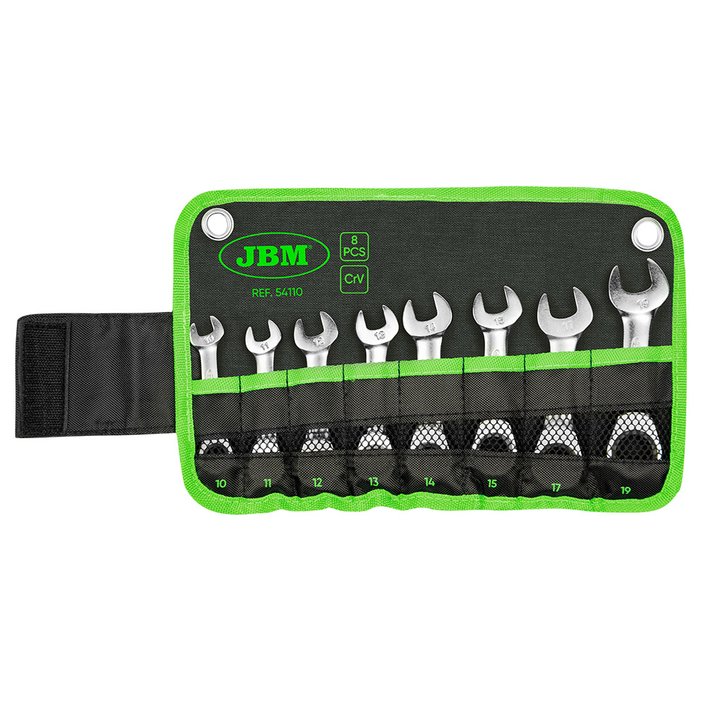 SET DI 8 CHIAVI COMBINATE CORTE A CRICCHETTO