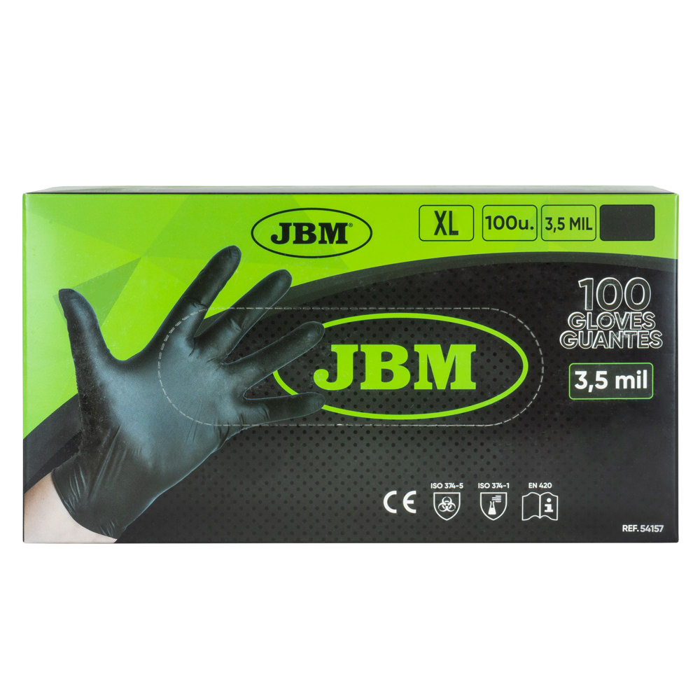 SCATOLA DA 100 PZ GUANTI NITRILE T:XL 3.5MIL