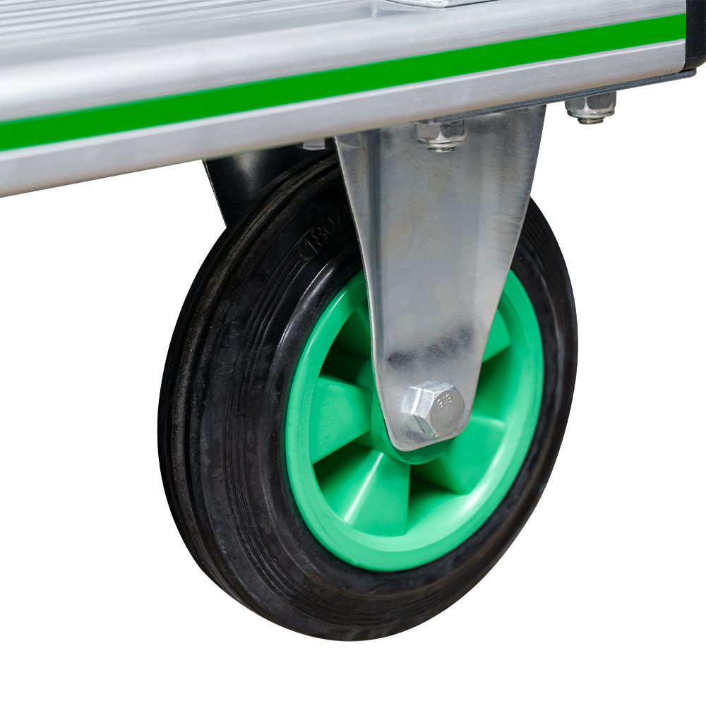 CARRELLO PIATTAFORMA PIEGHEVOLE IN ALLUMINIO 300KG - immagine 5