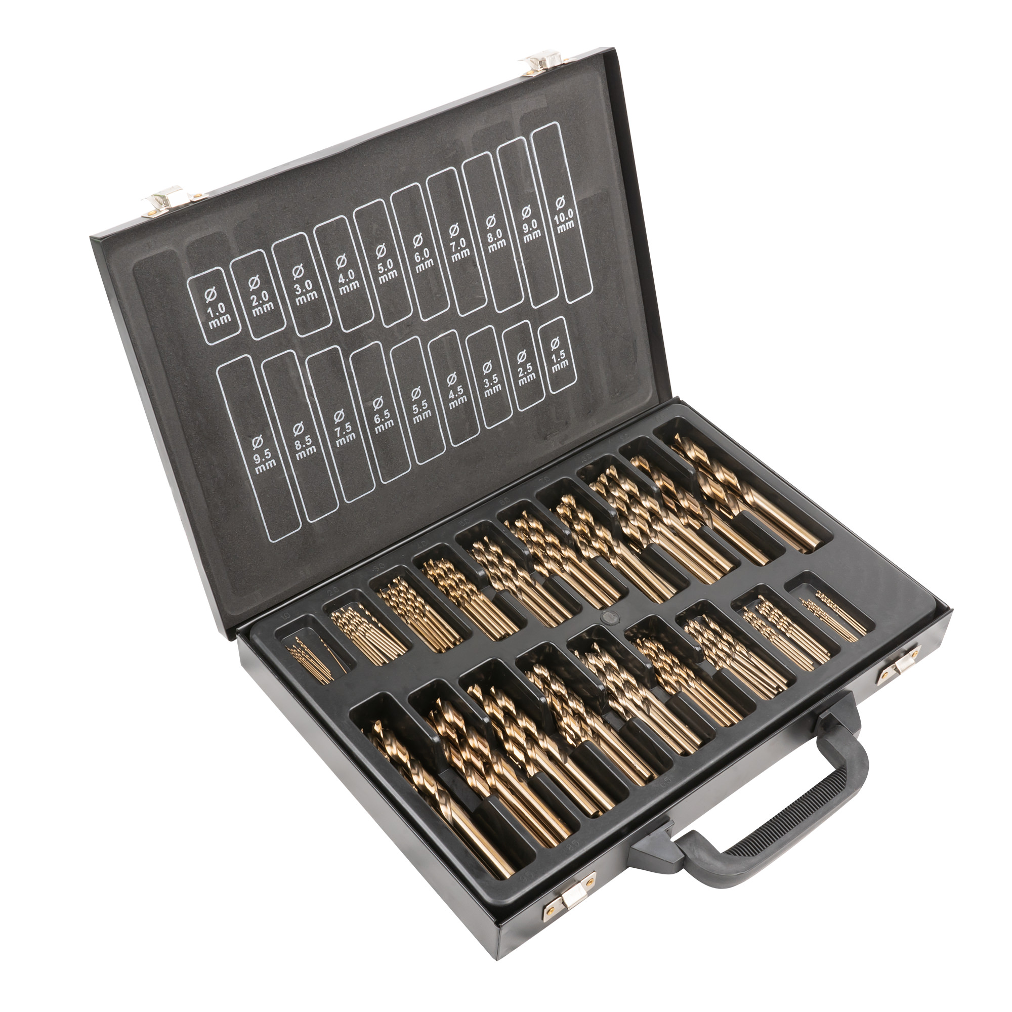 SET DI PUNTE ELICOIDALI 1-10MM HSS-CO5 COBALTO - immagine 2