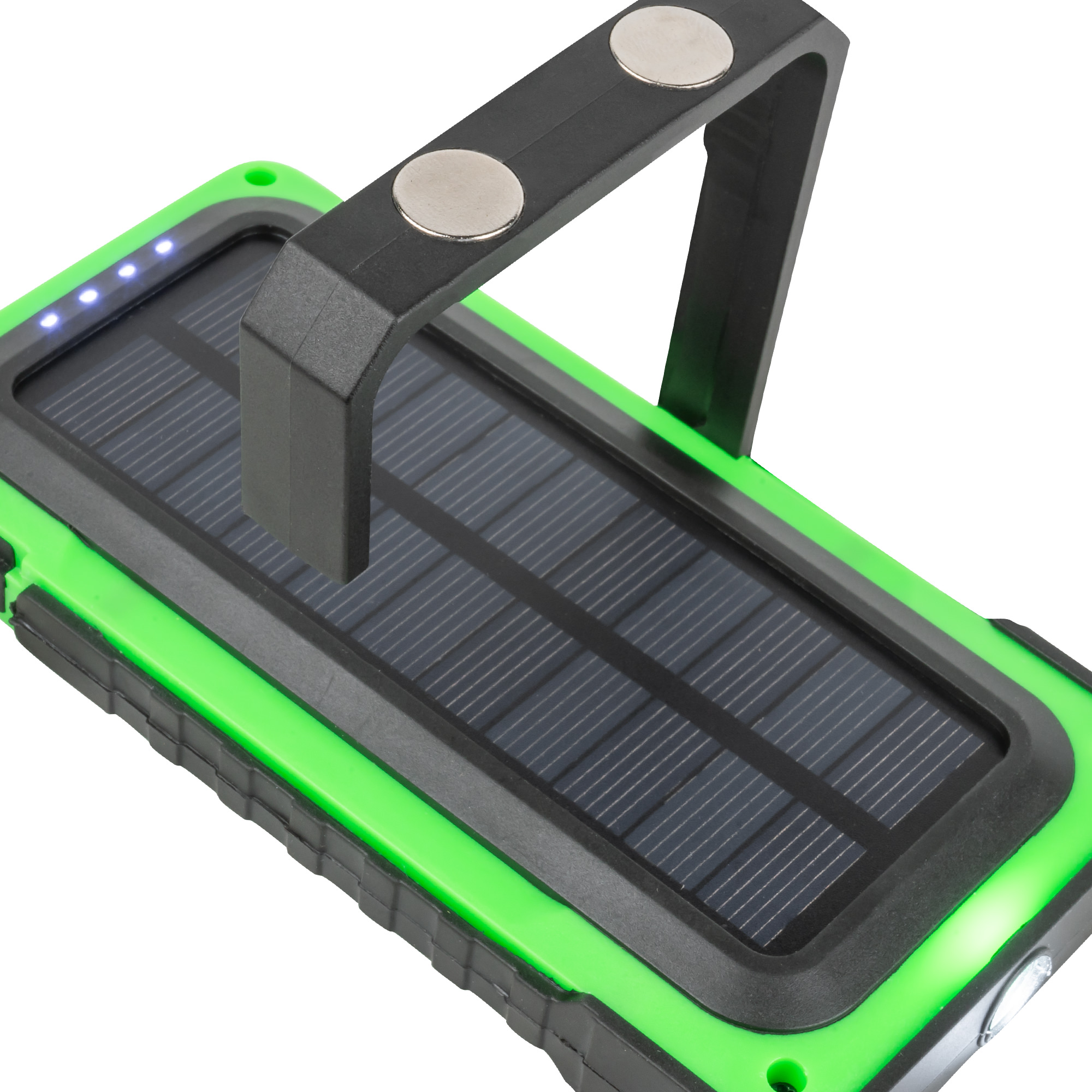 FARO LED PORTATILE CON BASE MAGNETICA SOLARE RICARICABILE - 800LM - immagine 3