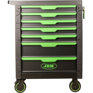 CARRELLO A 7 CASSETTI - VERDE + 60046C CHIAVE A IMPATTO BRUSHLESS 1/2" 800NM