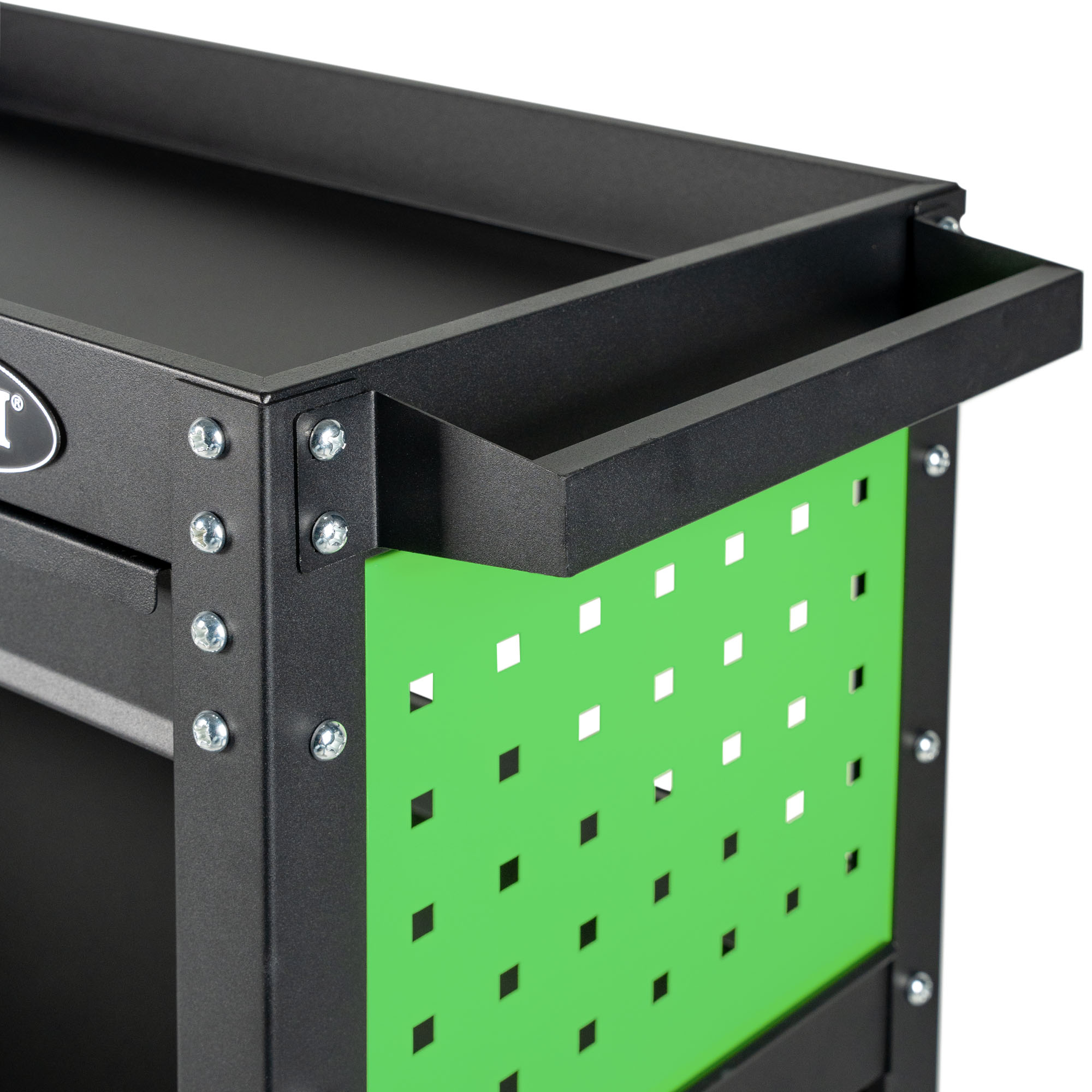 CARRELLO PORTA ATTREZZI 3 RIPIANI 1 CASSETTO - immagine 4