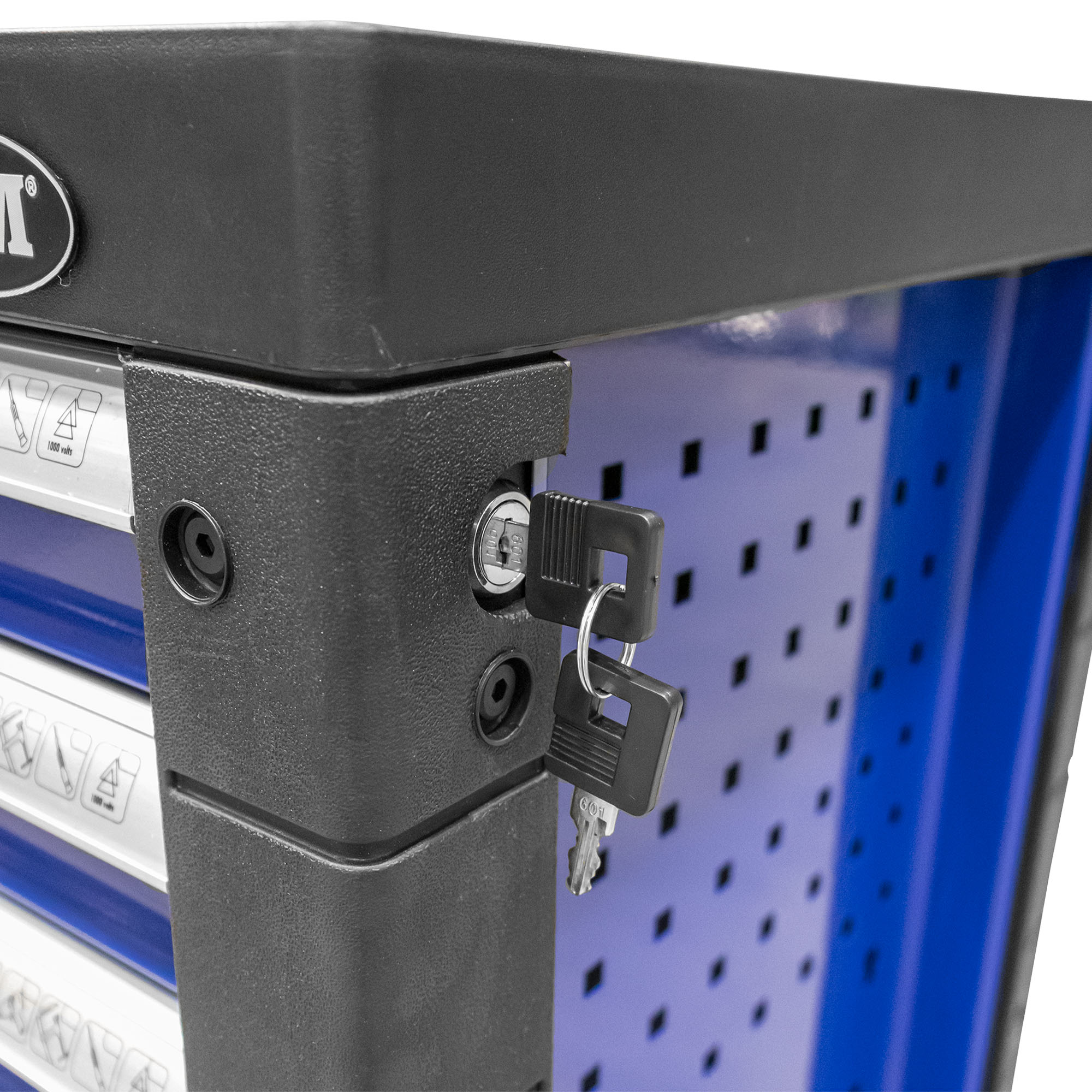 CARRELLO CON 7 CASSETTI BLU - SPECIALE KIT MESSA IN FASE - immagine 4
