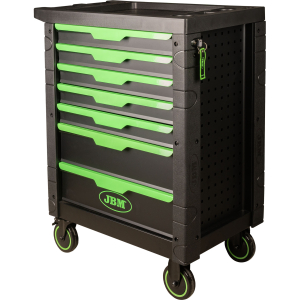 CARRELLO CON 7 CASSETTI VERDE - VUOTO