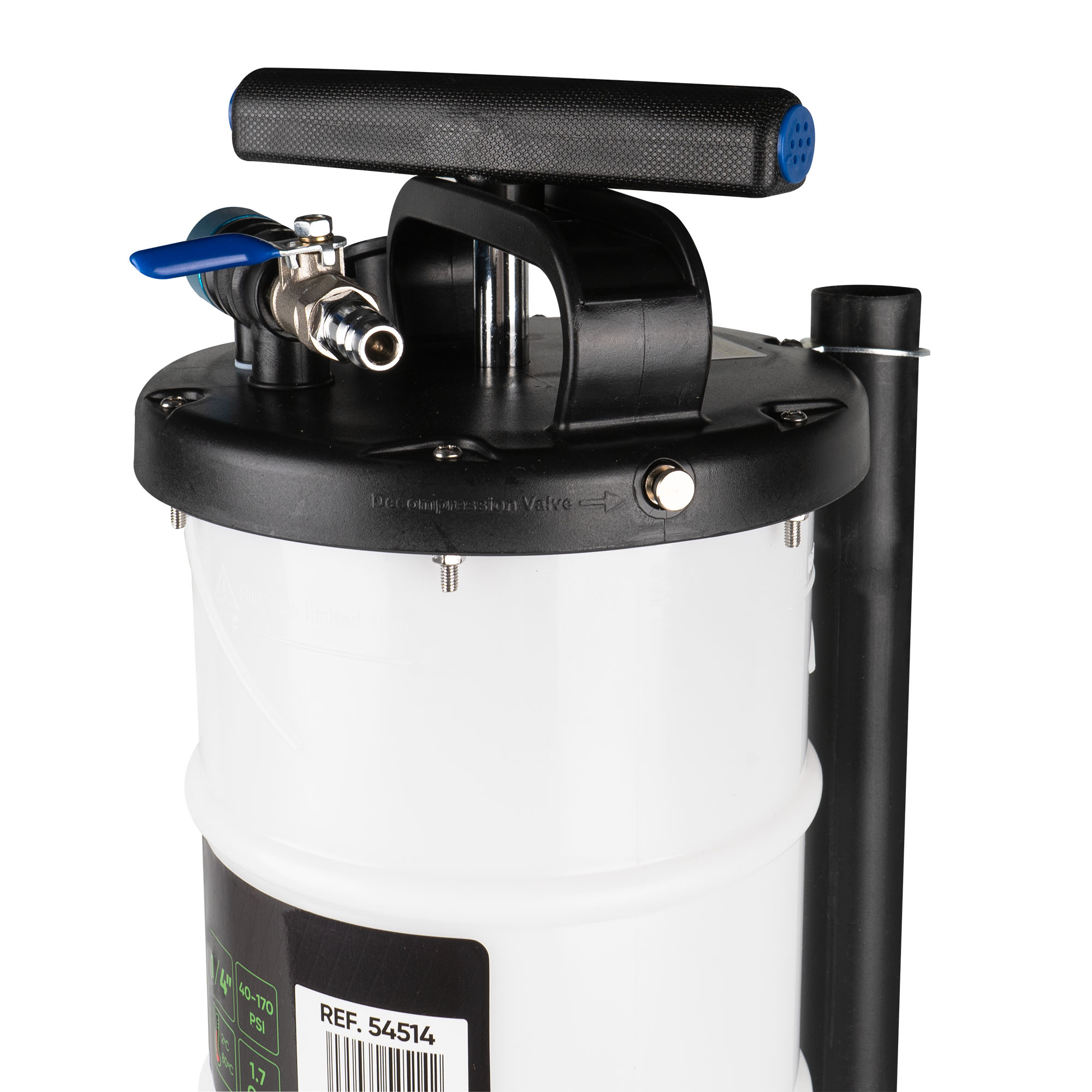 POMPA DI ESTRAZIONE DELL'OLIO PNEUMATICA/MANUALE 6.5L - immagine 2