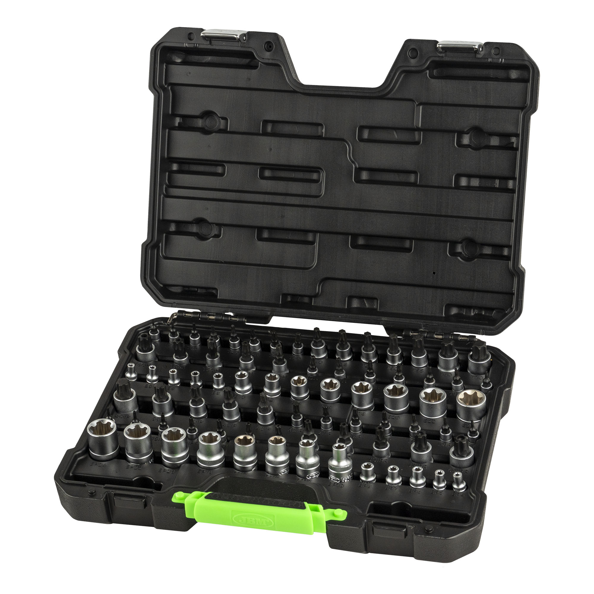 VALIGETTA DI 77 PEZZI CON BUSSOLE E INSERTI TORX/TORX PLUS - immagine 2