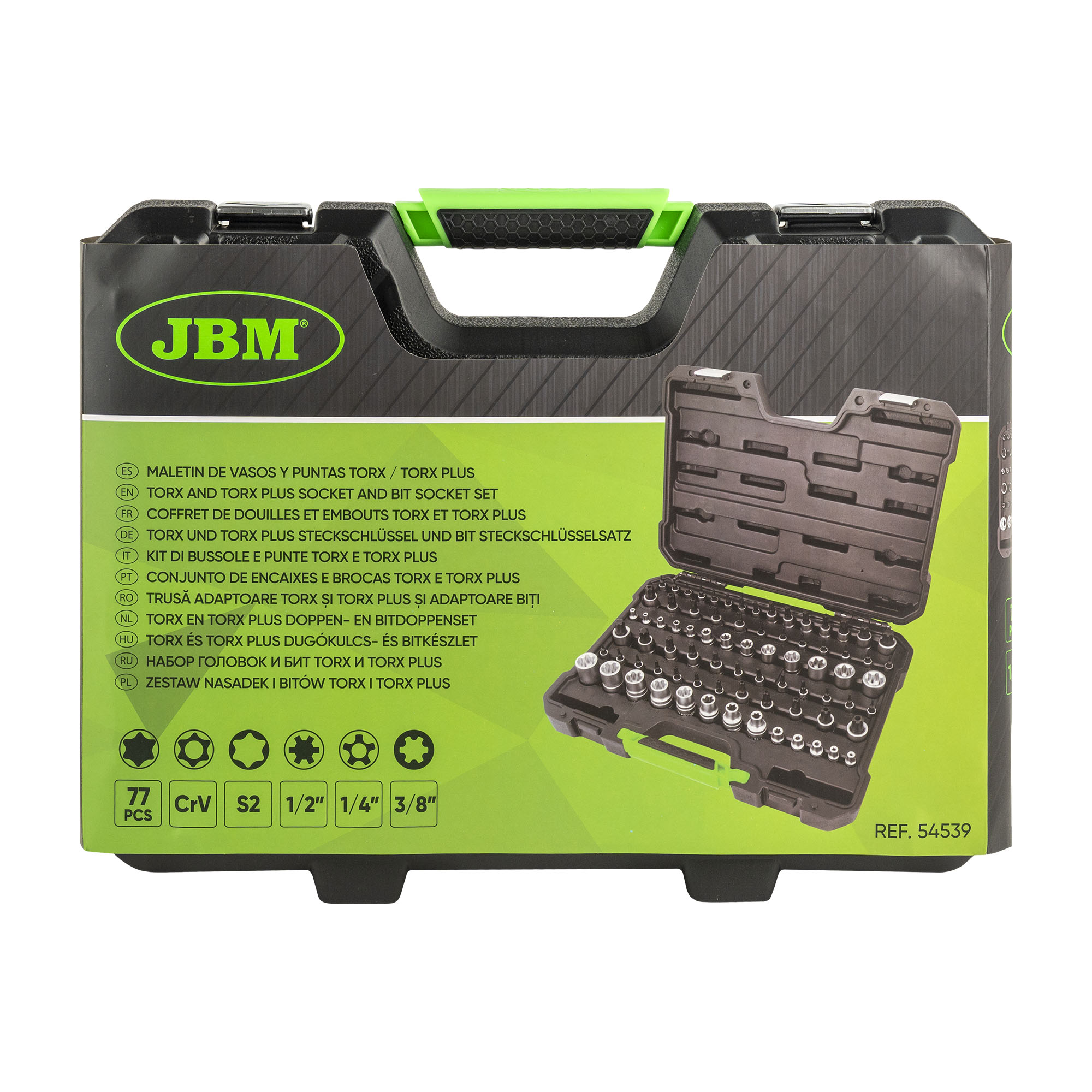VALIGETTA DI 77 PEZZI CON BUSSOLE E INSERTI TORX/TORX PLUS - immagine 5