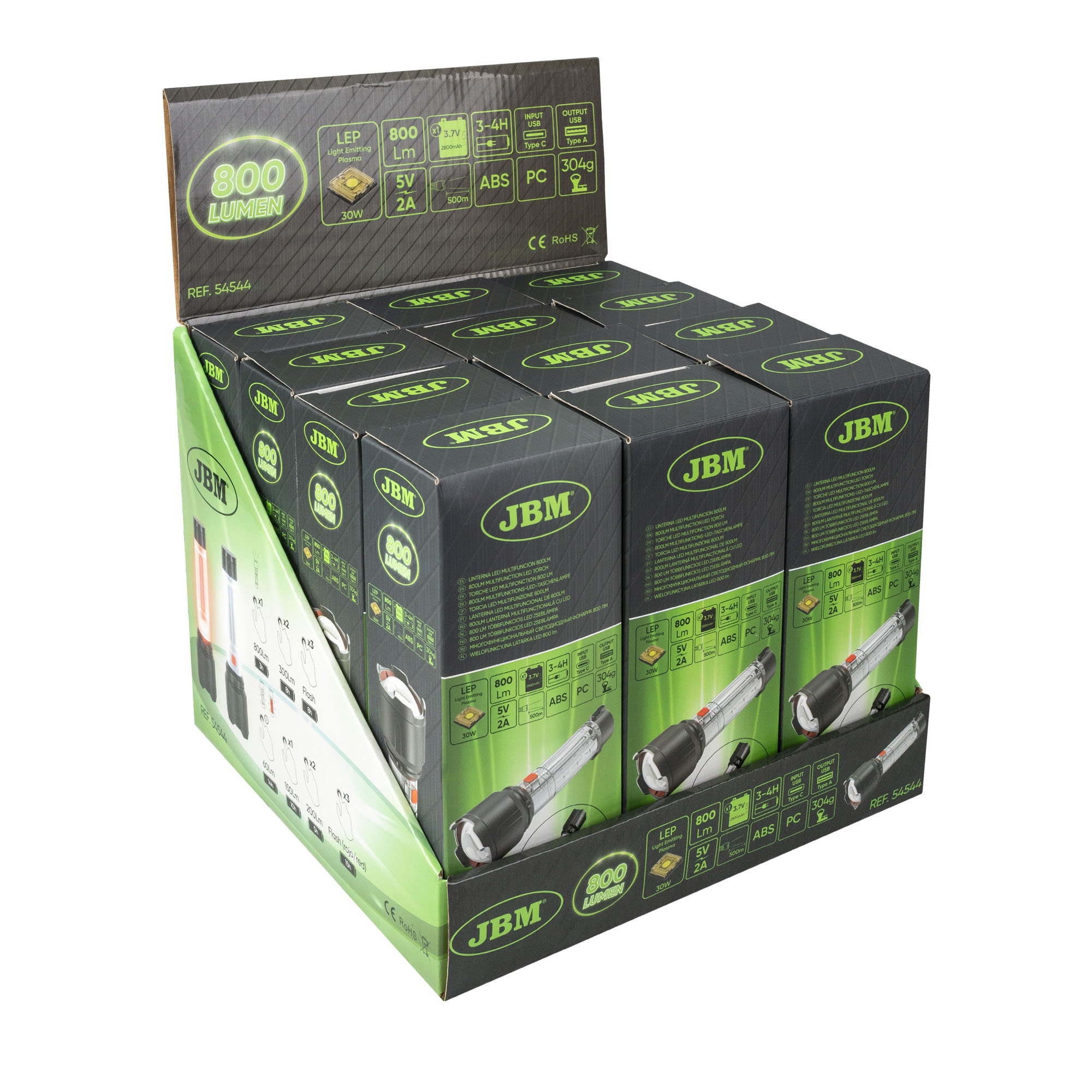 TORCIA LED MULTIFUNZIONE 800LM - immagine 4