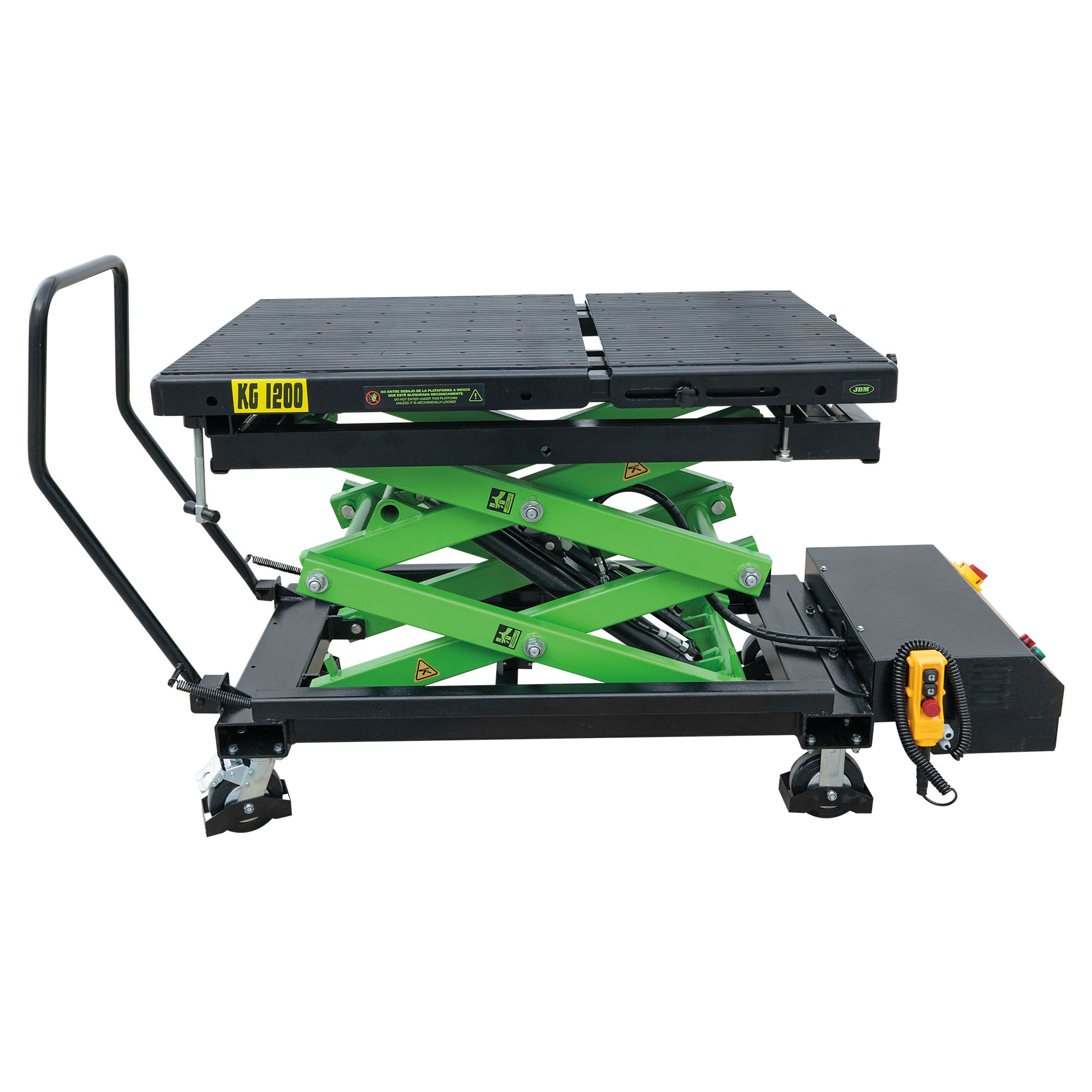 TAVOLO IDRAULICO PER BATTERIE DI VEICOLI ELETTRICI SENZA STAFFE 1200KG - immagine 2