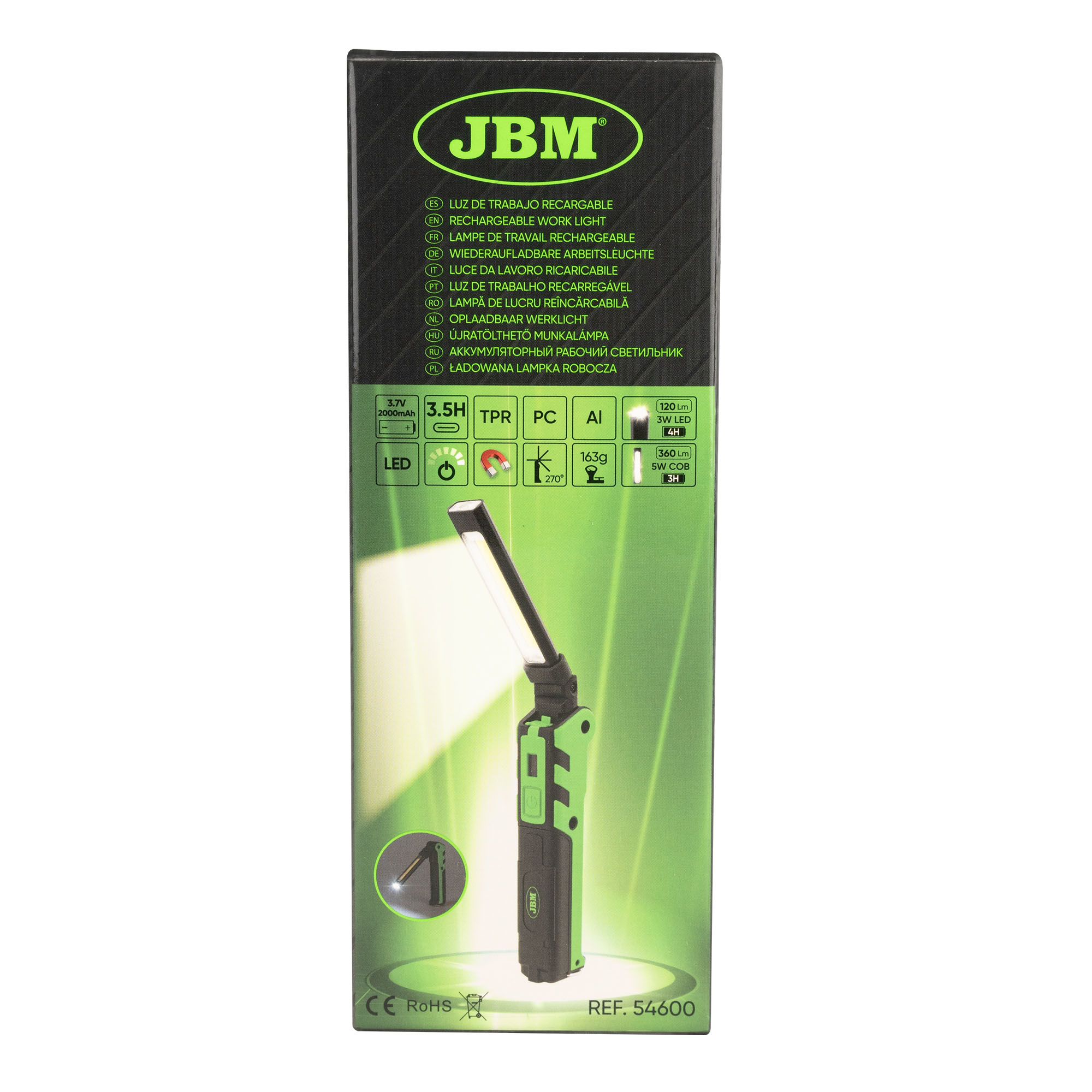 MINI LAMPADA LED A SNODO MAGNETICO - 360LM - immagine 4