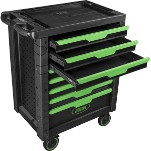 CARRELLO CON 8 CASSETTI VERDE - VUOTO