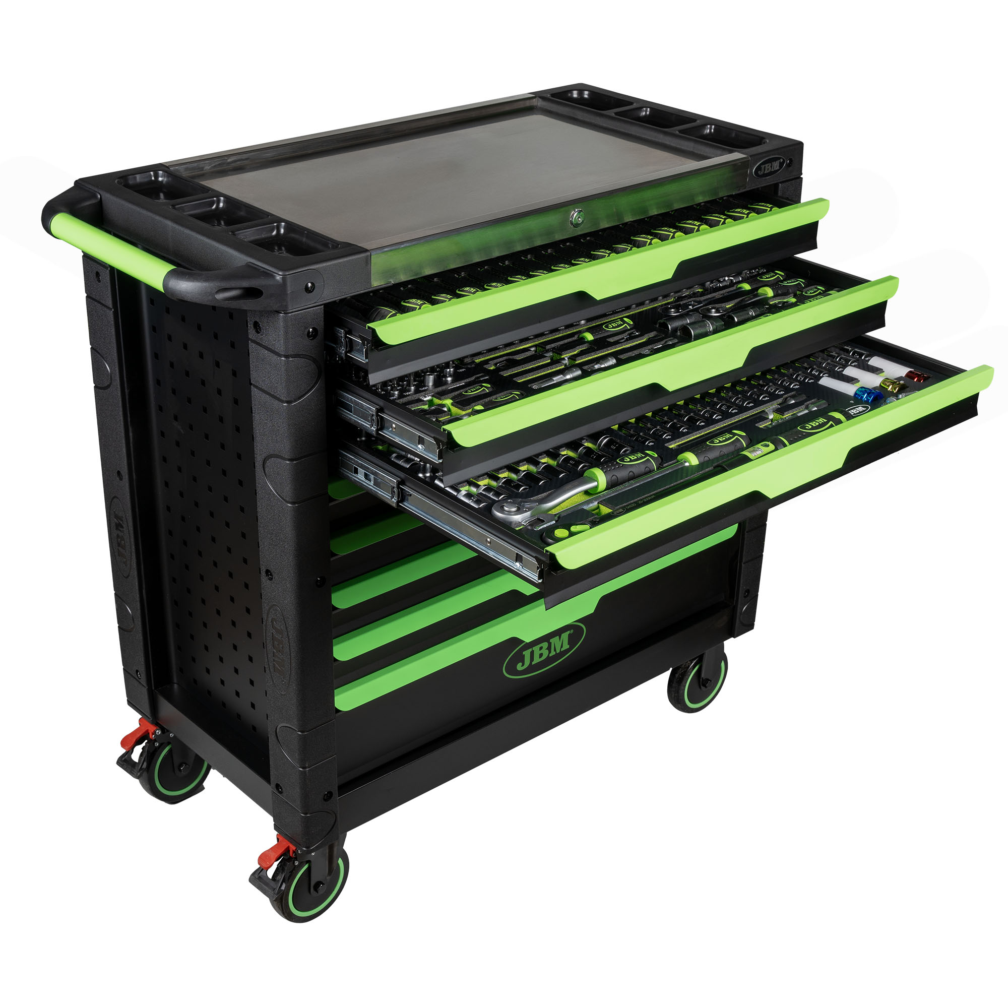 CARRELLO XL CON 8 CASSETTI - CON UTENSILI 468 PEZZI - immagine 2