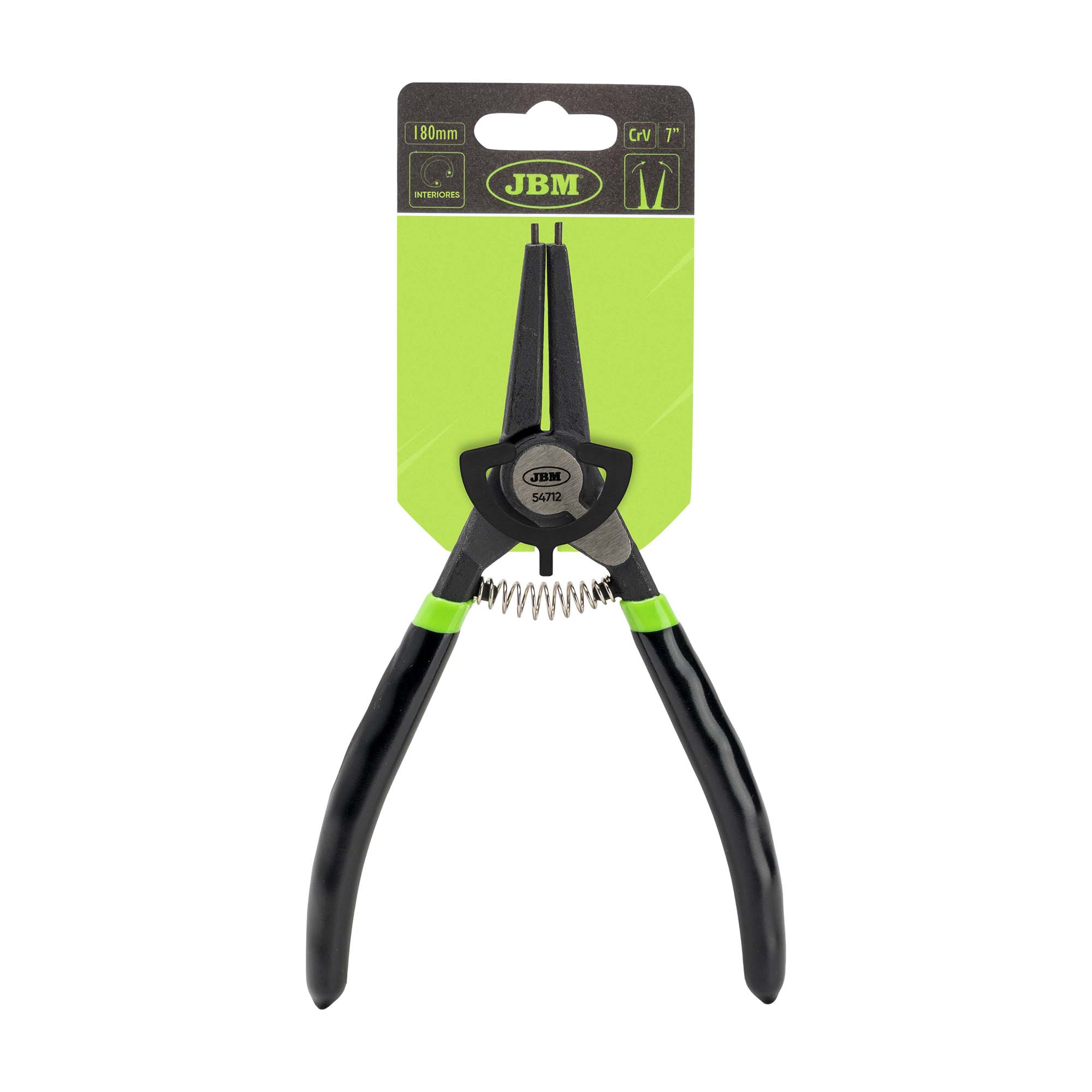 PINZA SEEGER BECCHI DIRITTI - ESTERNI 7 " 180MM - immagine 3