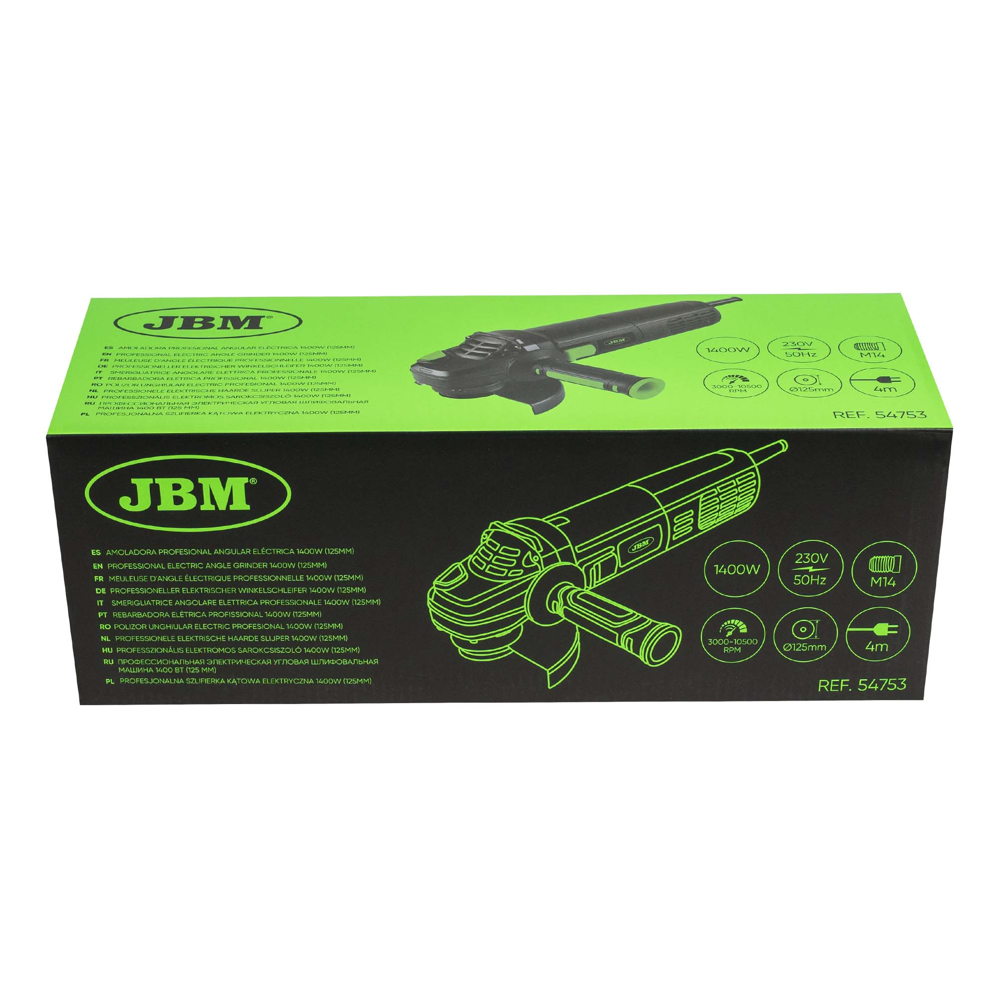 SMERIGLIATRICE ANGOLARE ELETTRICA PROFESSIONALE 1400W (125MM) - immagine 5