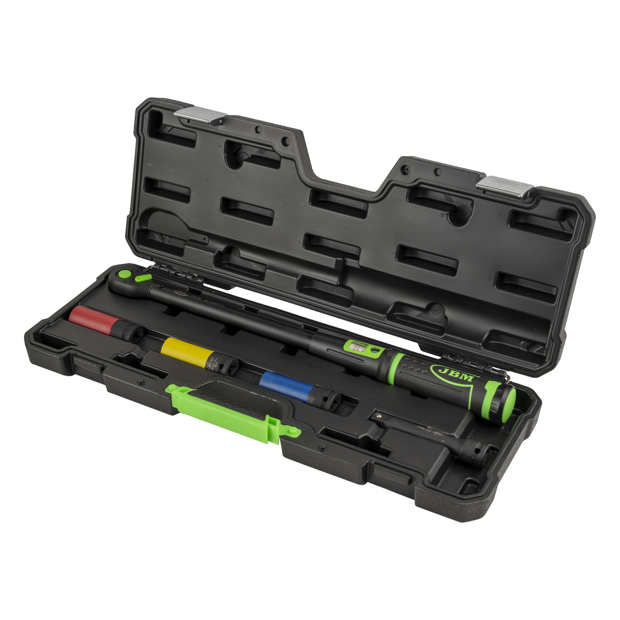SET DI UTENSILI DA 5 PEZZI CON CHIAVE DINAMOMETRICA 1/2" E FINESTRA DI VISUALIZZAZIONE