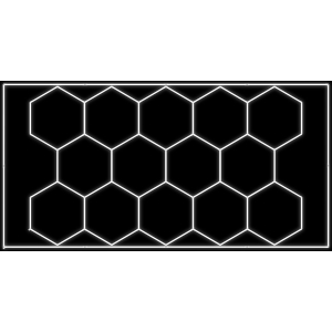 SET DI PLAFONIERE ESAGONALI A LED