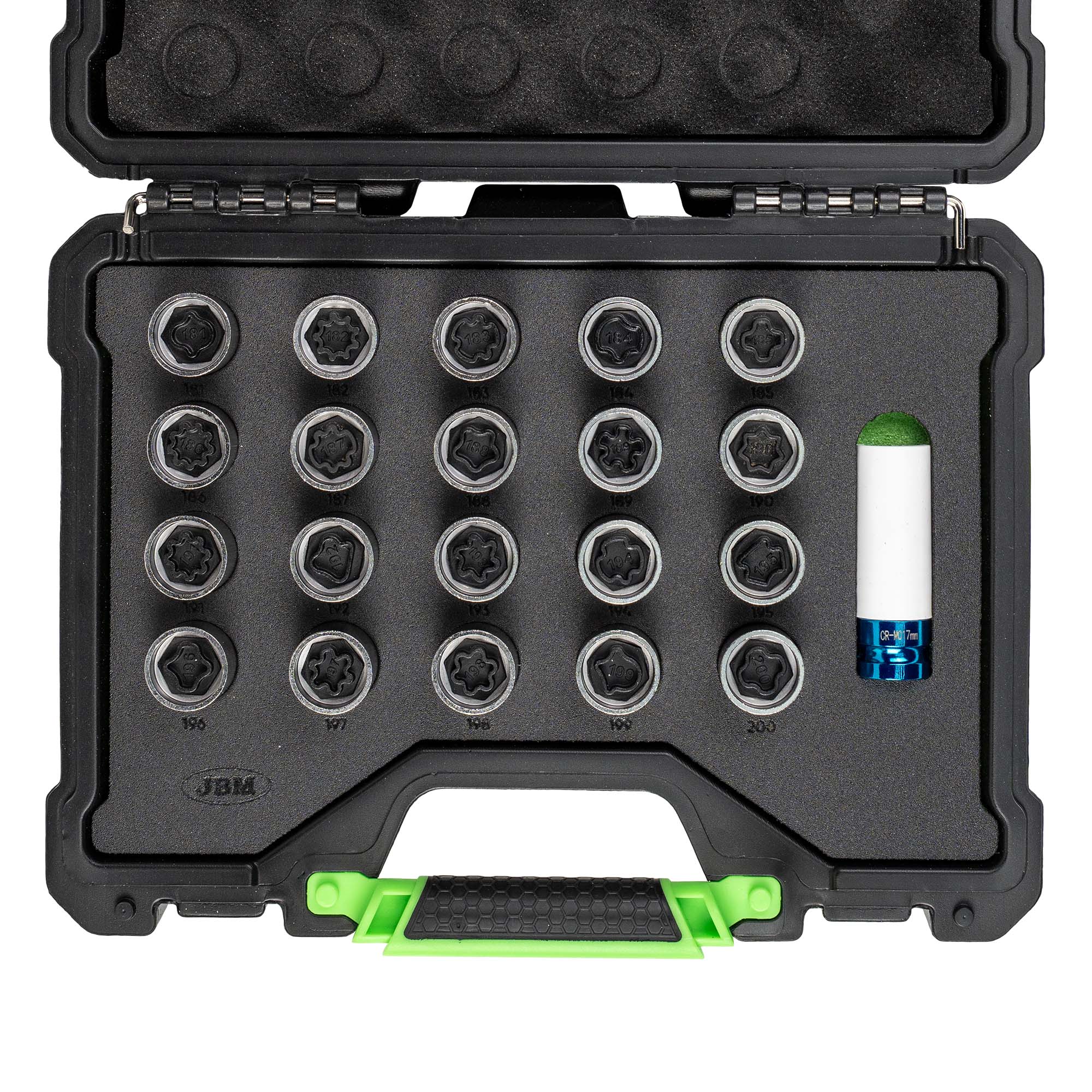 SET DI 21 CHIAVI PER BULLONE DI BLOCCO RUOTA PER OPEL/VAUXHALL (181-200) - immagine 2