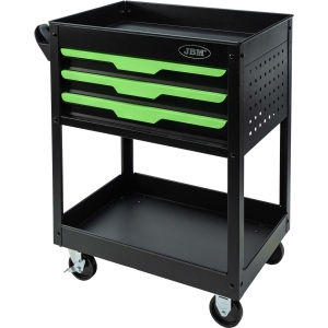 CARRELLO CON 3 CASSETTI, 1 VASSOIO E GRIGLIE LATERALI