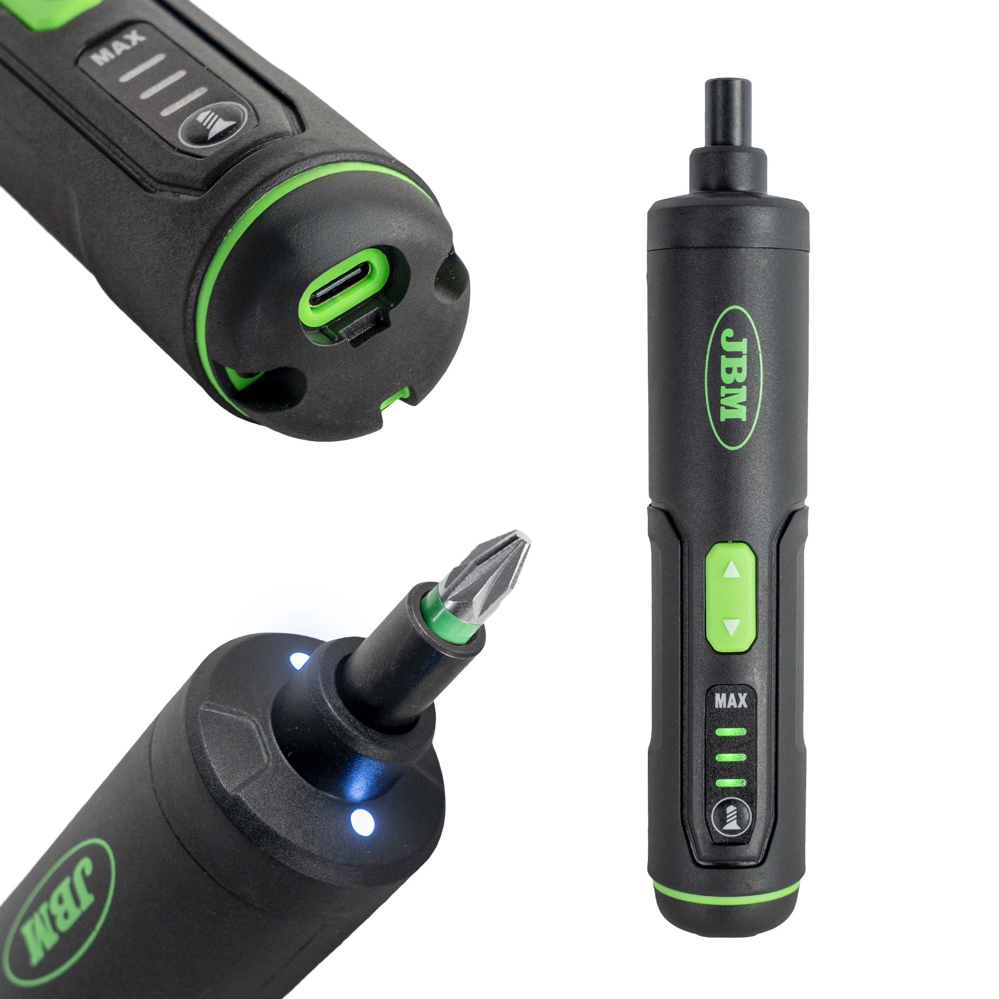 CACCIAVITE A BATTERIA A 3 VELOCITÀ CON PUNTE - immagine 2