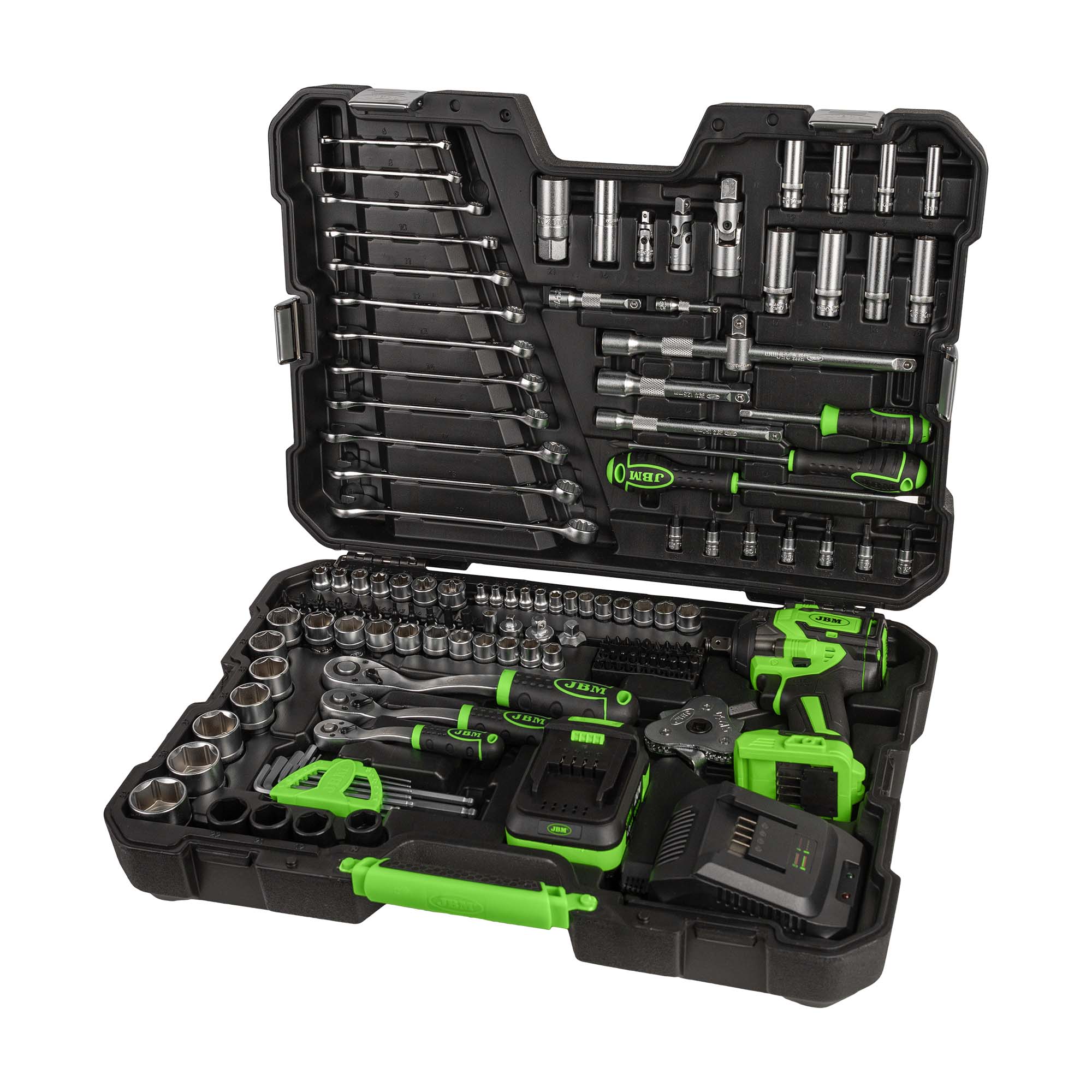 VALIGETTA CON ATTREZZI AVVITATORE AD IMPULSI BRUSHLESS A BATTERIA 800NM