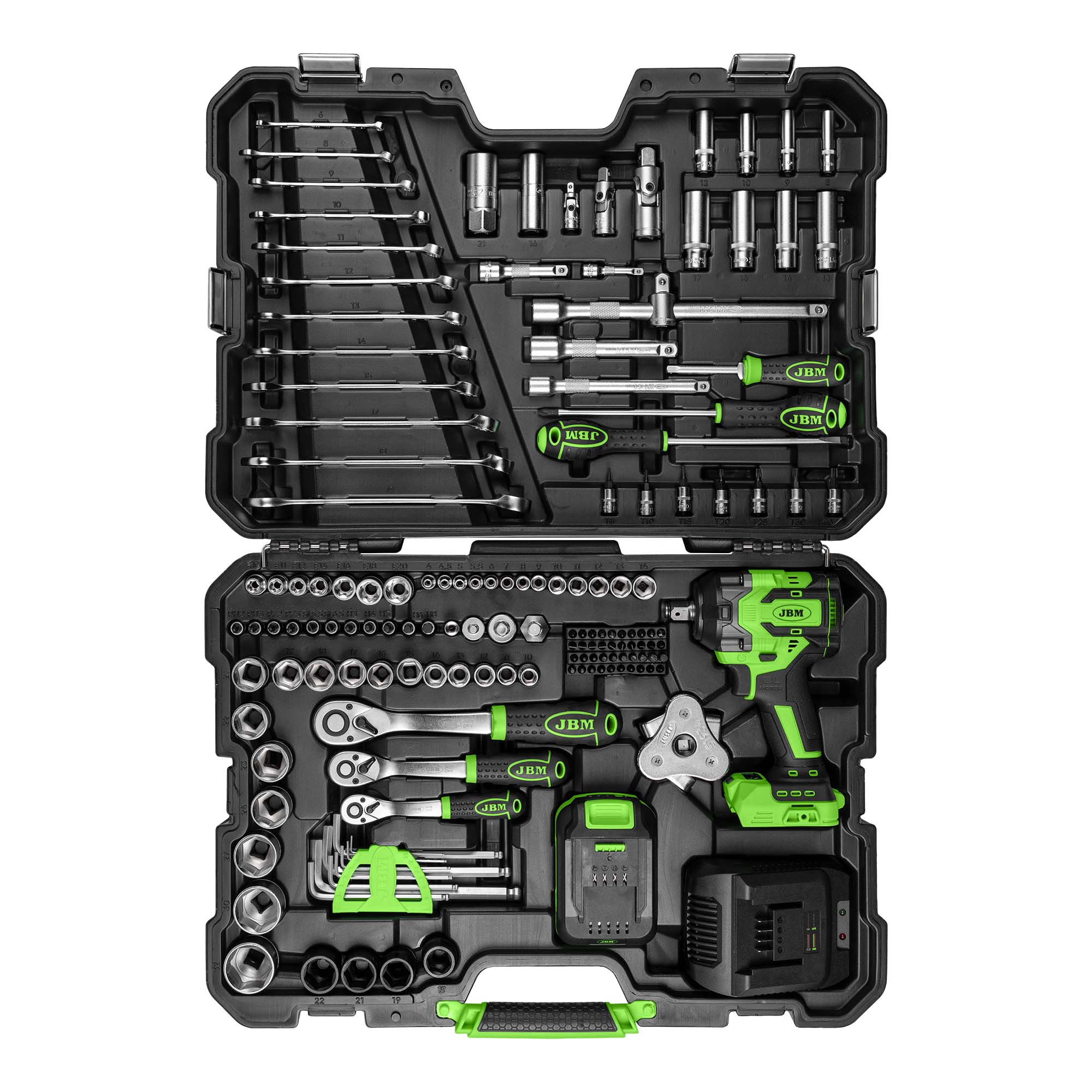 VALIGETTA CON ATTREZZI AVVITATORE AD IMPULSI BRUSHLESS A BATTERIA 800NM - immagine 2