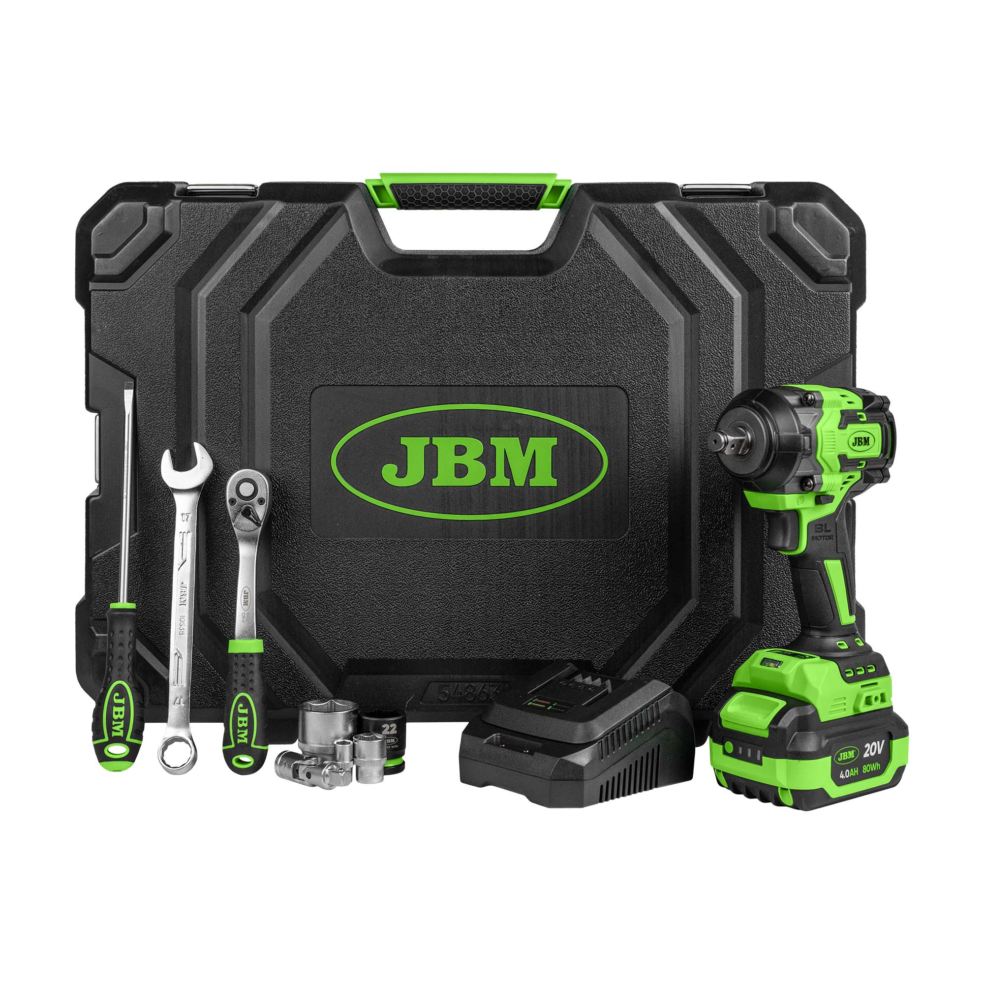 VALIGETTA CON ATTREZZI AVVITATORE AD IMPULSI BRUSHLESS A BATTERIA 800NM - immagine 3