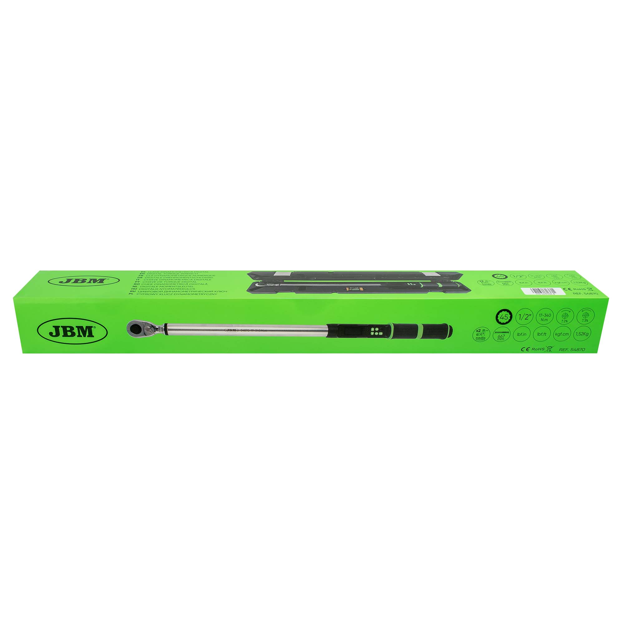 CHIAVE DINAMOMETRICA DIGITALE 1/2" 17–340NM - immagine 5