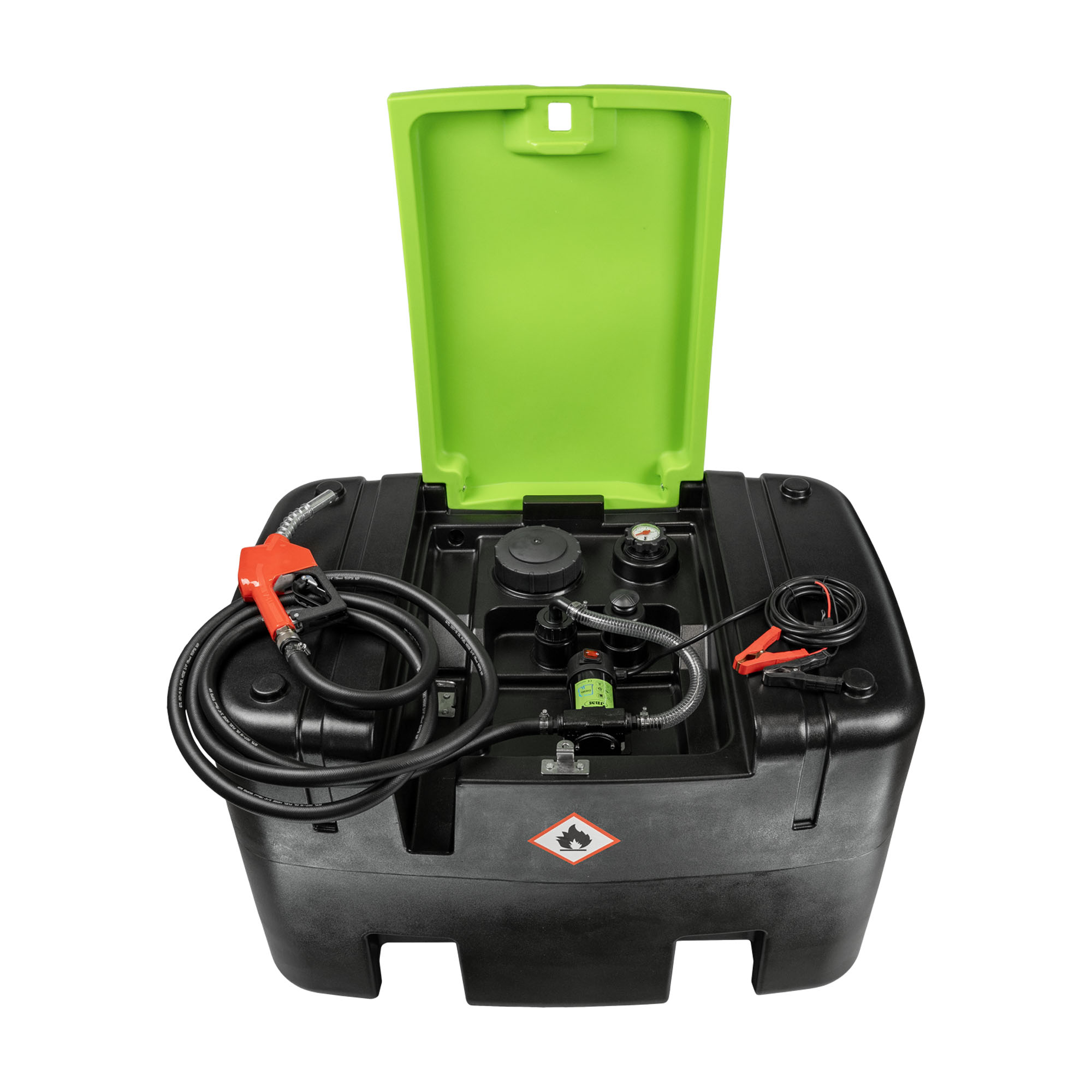 POMPA ELETTRICA PER CARBURANTE DIESEL CON SERBATOIO DA 400L